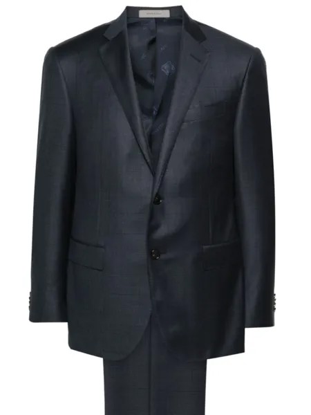 Corneliani костюм в клетку, синий