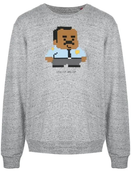 Mostly Heard Rarely Seen 8-Bit толстовка Good Cop Bad Cop, серый