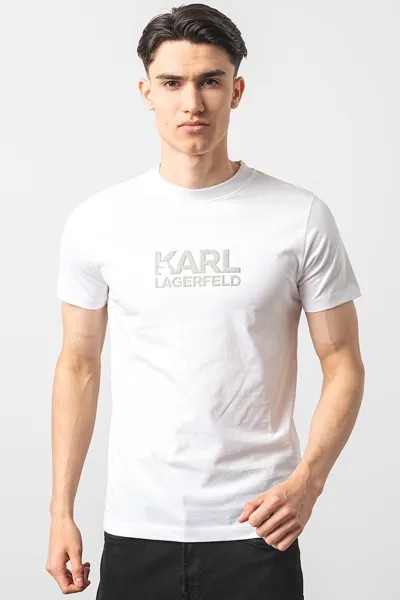 Футболка с логотипом Karl Lagerfeld, белый