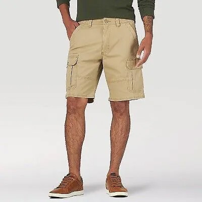 Мужские шорты карго Flex Flex свободного кроя 10 дюймов Wrangler - светло-коричневый 30