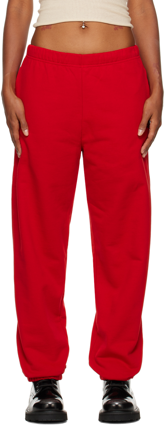 Красные свободные брюки для отдыха Kenzo Paris