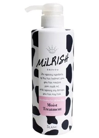 Milrish бальзам-кондиционер Moist Treatment Увлажнение и Сила с молочными протеинами, 500 г