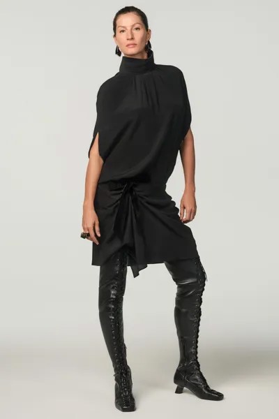 Короткое платье с поясом x Stefano Pilati ZARA, черный
