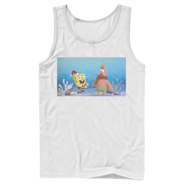 Мужская футболка Nickelodeon Spongebob Squarepants с изображением Патрика Стар и рождественских друзей