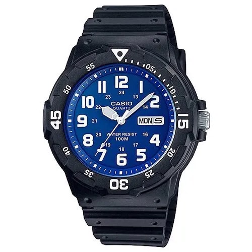 Наручные часы CASIO MRW-200H-2B2, черный, синий