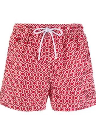 Kiton плавки-шорты с принтом