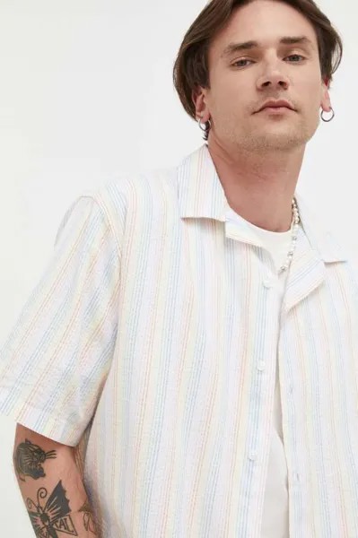 Хлопковая рубашка x The Trevor Project Abercrombie & Fitch, мультиколор