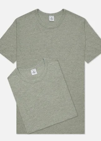 Комплект мужских футболок Reigning Champ Knit Jersey Set 2 Pack, цвет серый, размер M