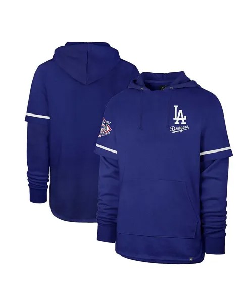 Мужской пуловер с капюшоном Royal Los Angeles Dodgers Shortstop '47 Brand