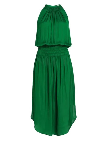 Платье миди без рукавов Audrey Ramy Brook, цвет Jewel Green