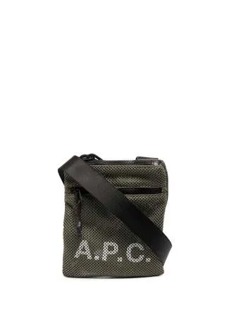 A.P.C. сумка через плечо с логотипом