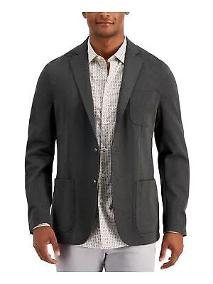 ALFANI Мужской серый однобортный пиджак классического кроя стрейч спортивное пальто M