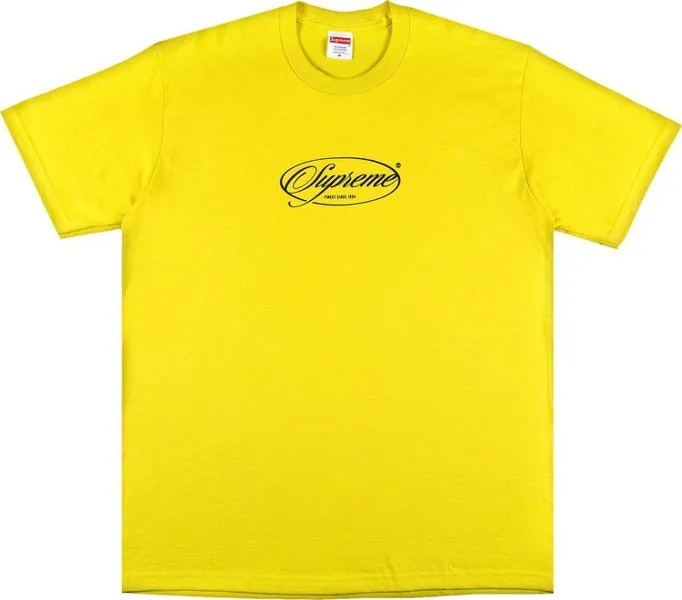 Футболка Supreme Classics Tee 'Lemon', желтый