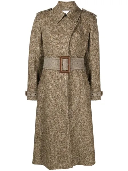 Chloé тренч с поясом, нейтральный цвет