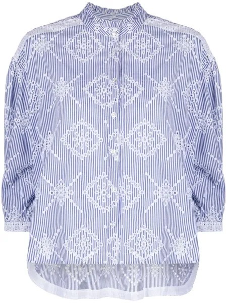TWINSET рубашка с английской вышивкой