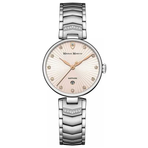 Наручные часы Mikhail Moskvin женские Наручные часы Угличский ЧЗ Mikhail Moskvin Elegance 1929S6B1 кварцевые, серебряный
