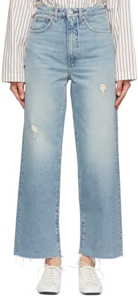 Синие расклешенные джинсы Totême