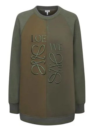 Свитшот из хлопка и шерсти Loewe