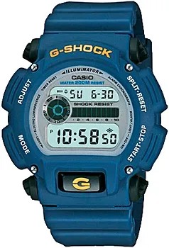 Японские наручные  мужские часы Casio DW-9052-2V. Коллекция G-Shock