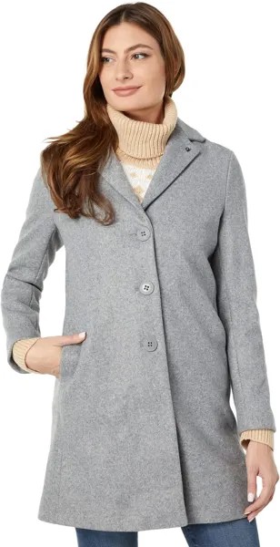 Пальто Single Breasted Peacoat Calvin Klein, цвет Medium Grey Melange