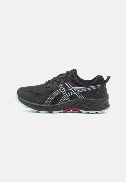 Кроссовки для бега по пересеченной местности GEL-VENTURE 9 WP ASICS, цвет black/light blue