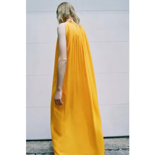 Сарафан Zara, размер M-L, желтый