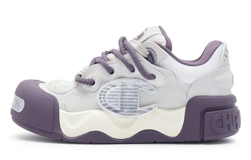 Кроссовки Champion Skateboarding Shoes Women's Low-top Pearl Ash / Dream Purple, цвет Pearl Ash / Dream Purple