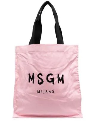 MSGM сумка-тоут с логотипом