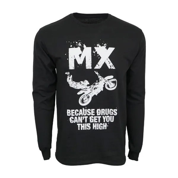 MX MOTO MOTOR CROSS, ПОТОМУ ЧТО НАРКОТИКИ НЕ МОГУТ ДОСТАВИТЬ ВАМ ЭТУ ВЫСОКУЮ МУЖСКУЮ ФУТБОЛКУ