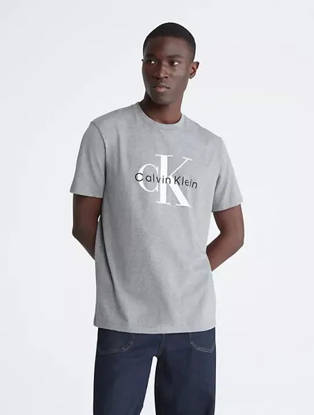 Толстовка Calvin Klein Monogram Logo Fleece, бордовый