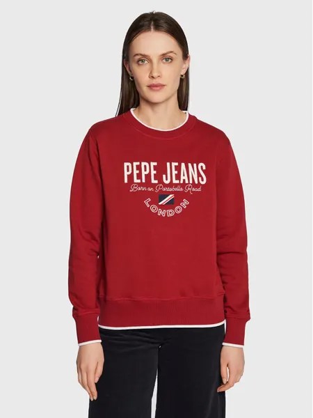 Толстовка обычного кроя Pepe Jeans, красный