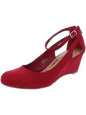 AMERICAN RAG Женские красные туфли с вырезами по бокам и мягкой подкладкой Amiley на танкетке с круглым носком, размер 5,5 м