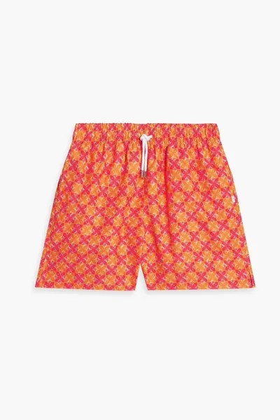 Плавки-шорты средней длины Tropez с принтом Derek Rose, оранжевый