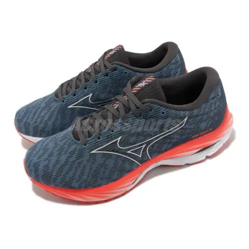 Mizuno Wave Rider 26 Super Wide Blue Orange Мужская спортивная обувь для бега J1GC2204-51