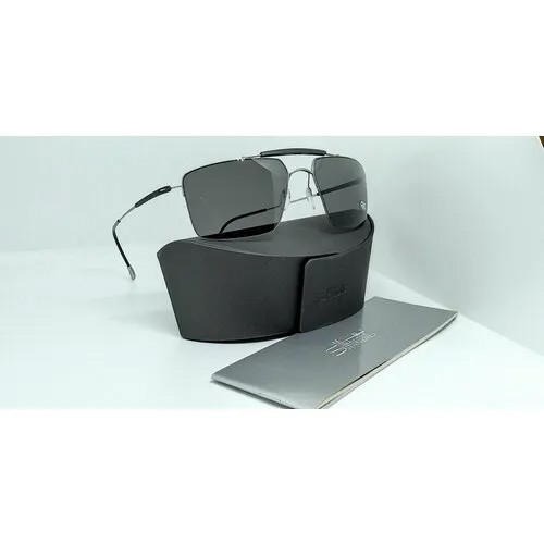 Солнцезащитные очки Silhouette, серый металлик