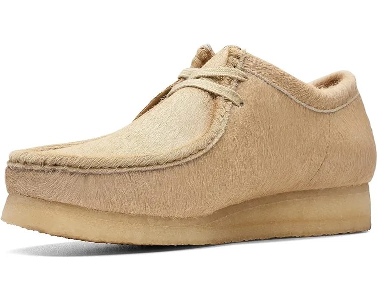 Оксфорды Clarks Wallabee, цвет Maple Hair On