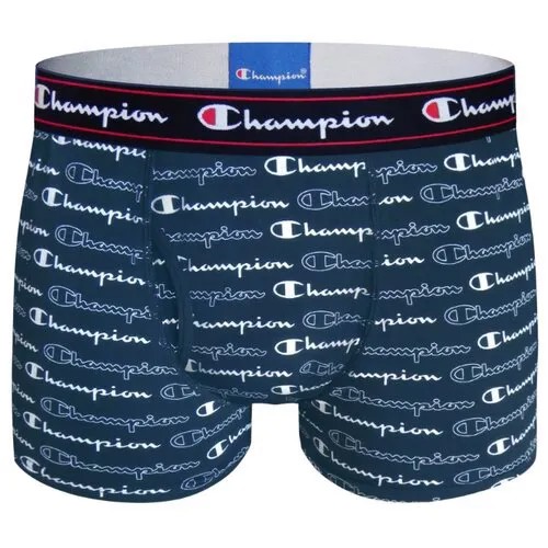 Champion Трусы Боксеры Rochester, гульфик с карманом, размер 52-54, серый