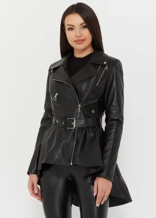 Кожаная куртка женская SARTORI DODICI 3214 черная 48 EU
