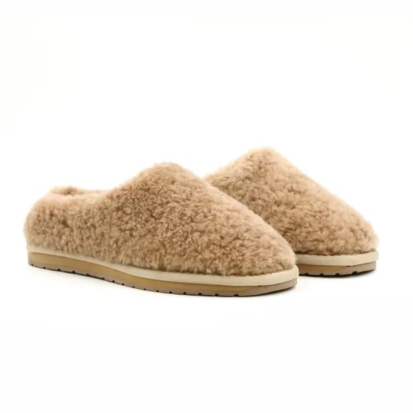 Тапочки женские Emu Australia Joy Teddy W12583 бежевые 41 EU