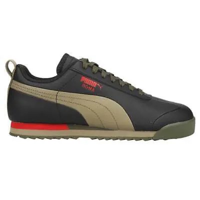 Кроссовки Puma Roma Tipoff Youth Boys Black, Grey Повседневная обувь 383571-01