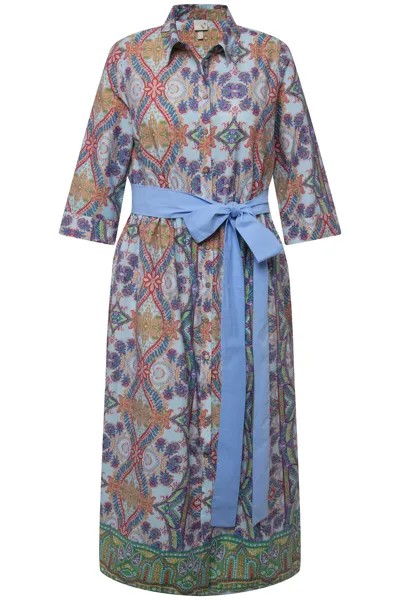 Платье Ulla Popken Hemdblusen, цвет himmelblau