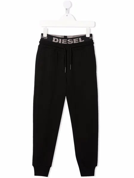 Diesel Kids зауженные спортивные брюки
