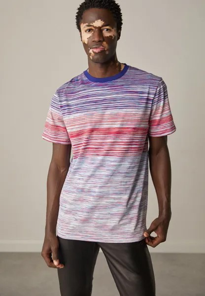 Футболка с принтом SHORT SLEEVE Missoni, цвет red/violet/light blue