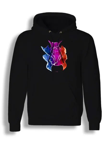 Худи унисекс СувенирShop Dota 2/Дота 2/Invoker 4 черное 2XL