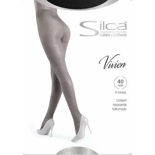Колготки Silca Vivien, 40 den, размер 48, черный