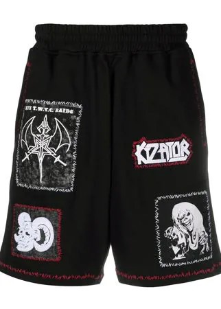 KTZ шорты с нашивками