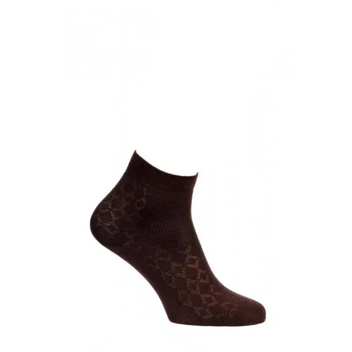 Носки Пингонс, 3 пары, размер 23 (размер обуви 35-37), коричневый