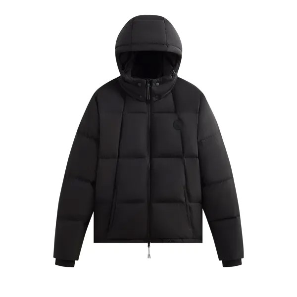 Нейлоновый пуховик миди Kith Wrinkle, цвет Черный
