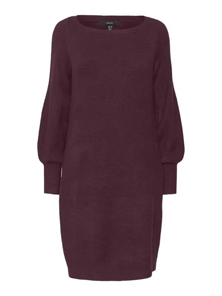 Вязанное платье Vero Moda, темно фиолетовый