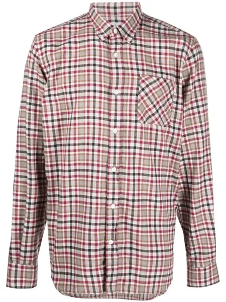 Woolrich клетчатая рубашка на пуговицах, красный